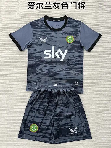 Ireland 2026 Gray Goalkeeper Kids Kit