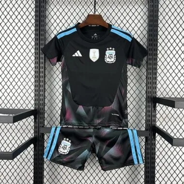Kids Argentina 2026 World Cup Goalkeeper Kit size 16-28