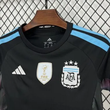 Kids Argentina 2026 World Cup Goalkeeper Kit (Size 16-28)