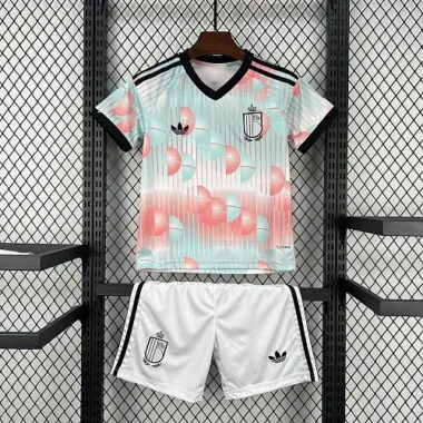 Kids Belgium 2026 World Cup Away Kit 16-28