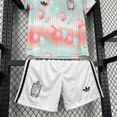 Kids Belgium 2026 World Cup Away Kit 16-28
