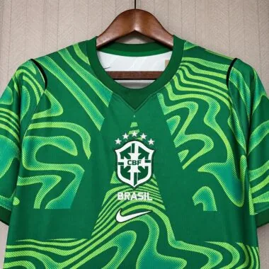 Mens Brazil 2026 World Cup Green Goalkeeper Jersey (S-4XL)