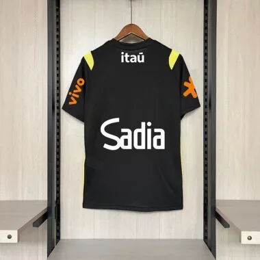 Mens Brazil 2026 World Cup Pre-Match Jersey With All Sponsors