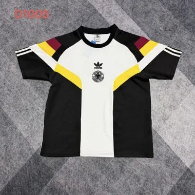 Mens Germany 2026 Retro Black And White Causal Jersey S-2XL