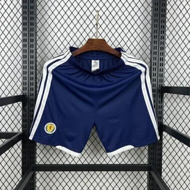 Calções da seleção masculina da Escócia para os jogos em casa do Campeonato do Mundo de 2026