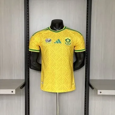 Mens South Africa 2026 World Cup Home Player Version Jersey S-2XL