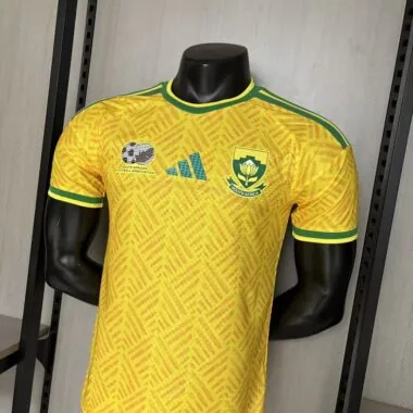 Mens South Africa 2026 World Cup Home Player Version Jersey (S-2XL)
