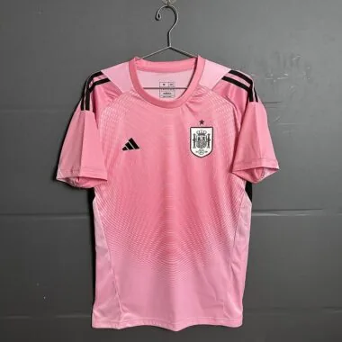 Mens Spain 2026 World Cup Pink Goalkeeper Jersey (S-2XL)