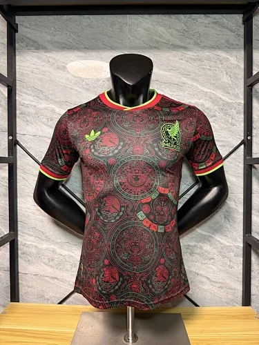 Camiseta especial de la selección de México para el Mundial de 2026, en rojo y verde, versión para jugadores, tallas S-2XL