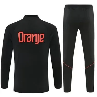 Netherlands 2026 Black Half zipper Training Suit (S-2XL)