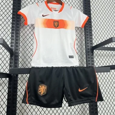 Netherlands 2026 World Cup Away kids soccer Jersey (Size 16-28)