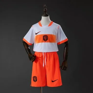 Netherlands 2026 World Cup Away kids soccer jerseys Size 16-28
