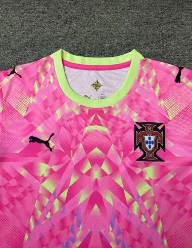 Portugal 2026 World Cup Pink Goalkeeper Jersey (S-4XL)