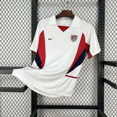 Retro 2002 USA Home Soccer Jersey S-2XL