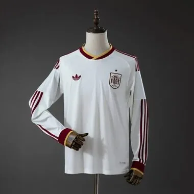 Spain 2026 World Cup Away long sleeve soccer jersey S-4XL