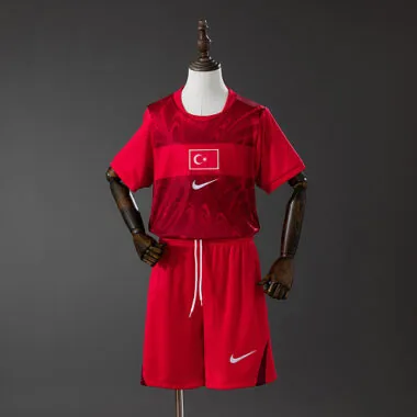 Turkey 2026 World Cup Away kids Soccer jersey 16-28