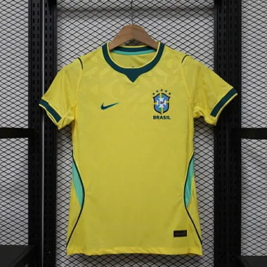 Woman Brazil 2026 World Cup Home Player Version soccer jersey size S-2XL