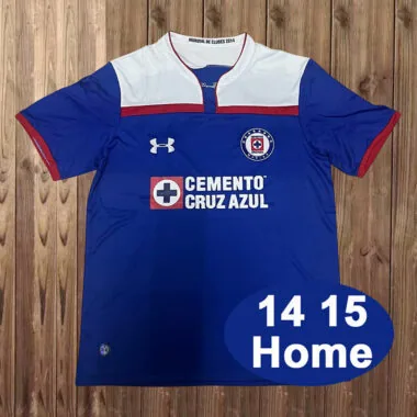 14-15 Cruz Azul home retro jersey