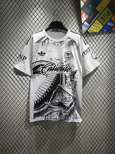 25-26 America white and black retro jersey