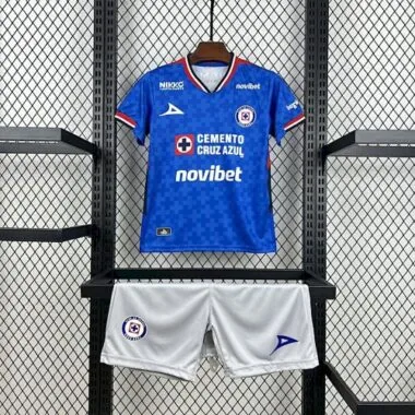 25-26 Cruz Azul Home Kid kit