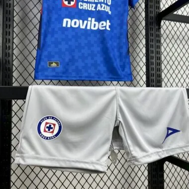 25-26 Cruz Azul Home Kid kit