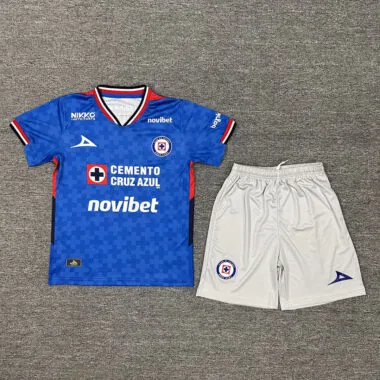 25-26 Cruz Azul Home Kid kit
