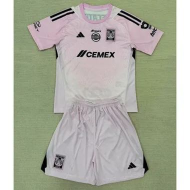 25-26 Tigres UANL Pink Goalkeeper Kids Kit