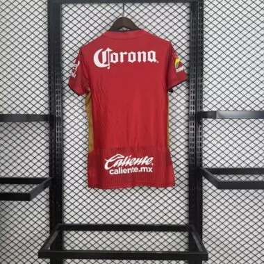 25-26 Toluca Casa Mujer Futbol Jersery