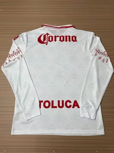 Retro 1996-97 Toluca away long sleeves Jersey (S-2XL)