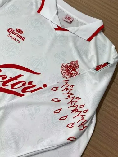 Retro 1996-97 Toluca away long sleeves Jersey (S-2XL)