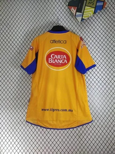 Camisa de jogo em casa retro dos Tigres da UANL, época 2006/07