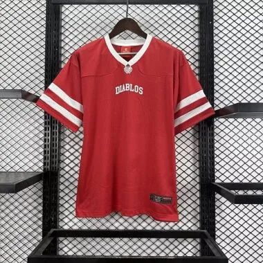 Toluca 2026/27 Red Baseball Jersey S-4XL (55)
