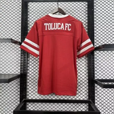 Toluca 2026/27 Red Baseball Jersey S-4XL (55)