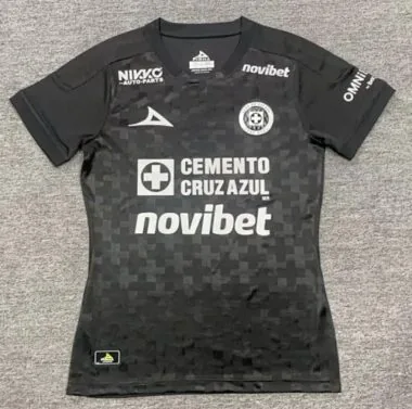 Woman 2025-26 Cruz Azul third black soccer jersey size S-2XL