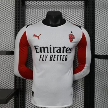 25-26 AC Milan Away Long Sleeve Player version jersey