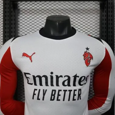 25-26 AC Milan Away Long Sleeve Player version jersey