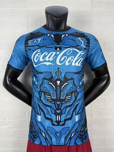 25-26 Napoli blue Coca Cola Player version jersey
