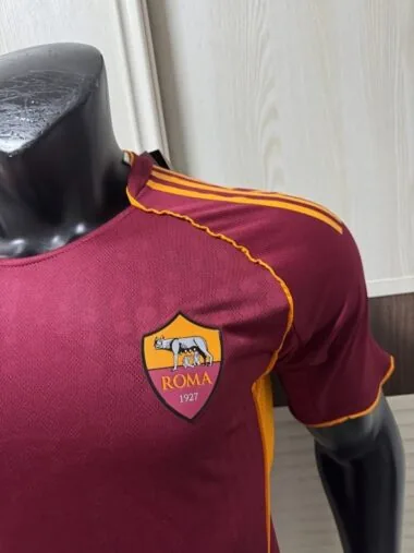 25-26 Roma home player version jersey
