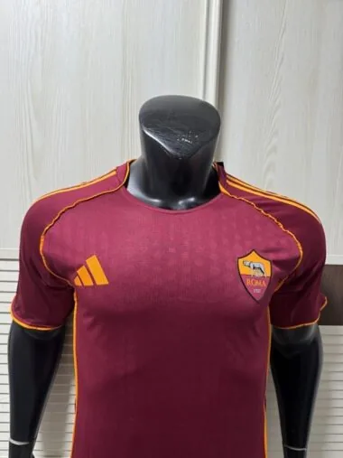 25-26 Roma home player version jersey
