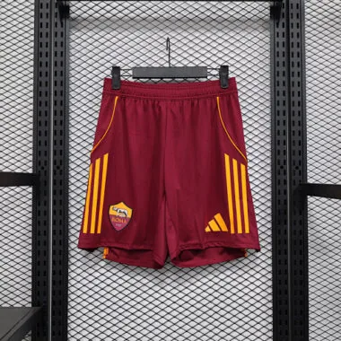 25-26 Roma home player version shorts