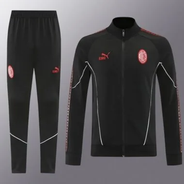 AC Milan 2025/26 Black long sleeve Jacket suit (S-XXL)