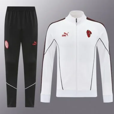 AC Milan 2025/26 White long sleeve Jacket suit (S-XXL)