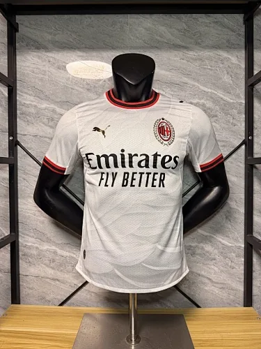 Maillot extérieur blanc de l'AC Milan 2026/27 (version joueur), tailles S à 3XL
