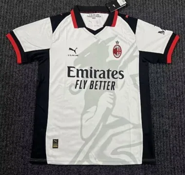 AC Milan VS Slam Jam 2026/27 Fourth White Jersey S-4XL