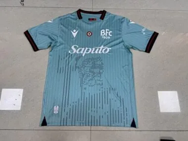 Camisa de futebol da Bolonha 2025/26 (terceira camisola de deslocamento), tamanhos S-XXL