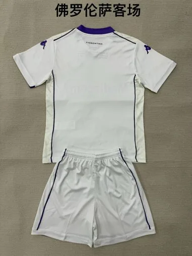 Fiorentina 2025-26 Away Kids Kit
