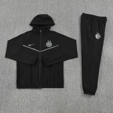 Inter Milan 2025/26 Black Windbreaker suit S-2XL