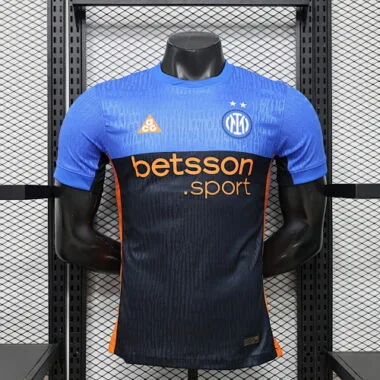 Maglia da calcio dell'Inter Milano 2025/26, quarta divisa da trasferta, versione da giocatore, taglie S-2XL