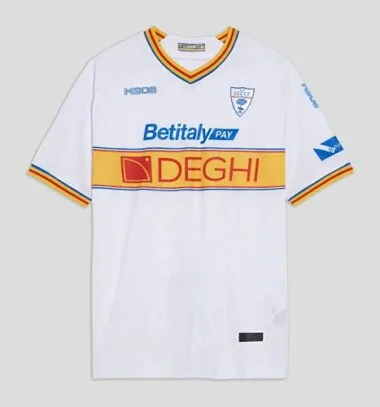 Lecce 2025/26 Away soccer jersey size S-2XL
