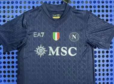 Naples Napoli 2025/26 Champions League Navy Blue Jersey